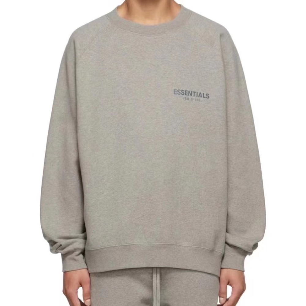 ESSENTIALS Gray Pullover Sweatshirt - Picture 2 of 2